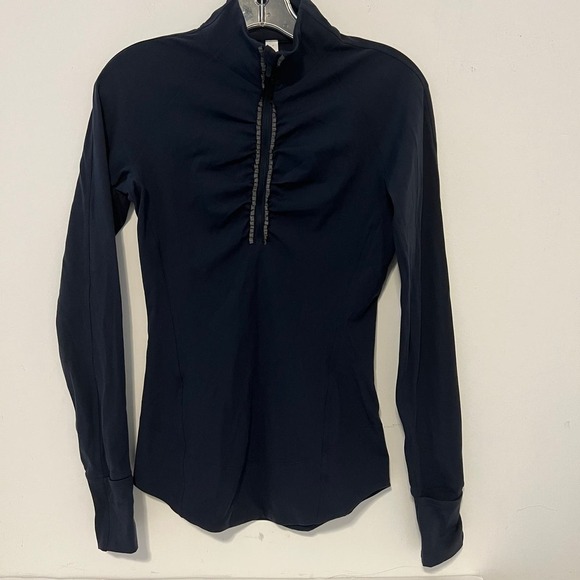 Lululemon Run 1/2 Zip Reflective Long Sleeve Black size 4 NWOT - Picture 6 of 12